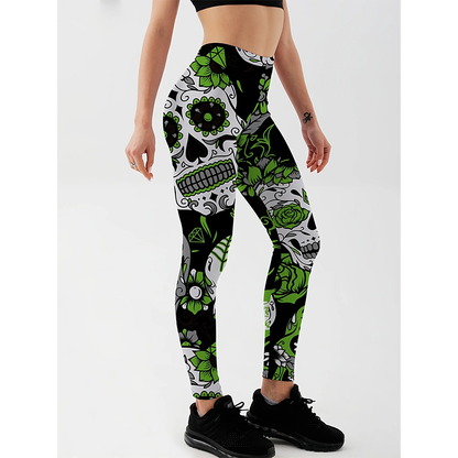 Funki Findz | Pants | Women's Yoga Pants Skull Print Leggings
