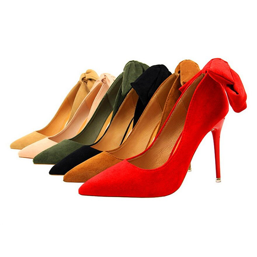 Funki Findz | Shoes | Women's Elegant Bow Tie High Heel Pump