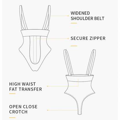 Funki Findz | Shapewear | Women's Plus Body Shaper Thong
