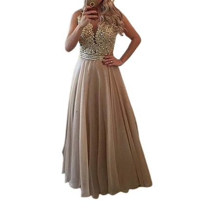 Funki Findz | Dresses | Women's Chiffon Beaded Prom Dress