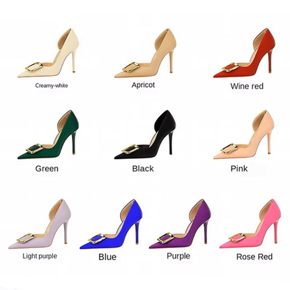 Funki Findz | Shoes | Women's Square Buckle Cut Out Pumps