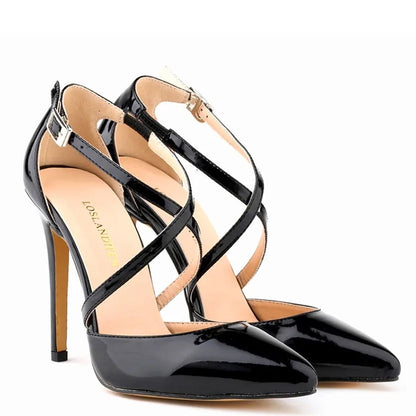 Funki Findz | Shoes | Women's Cross Strap Pointy Toe Sandals