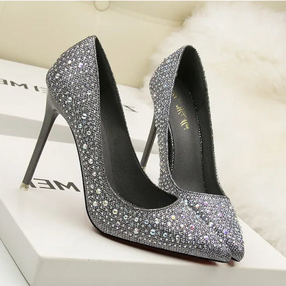 Funki Findz | Shoes | Women's Rhinestone Sparkly Prom Shoes