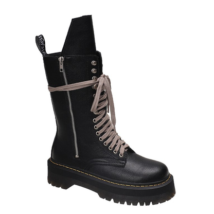 Funki Findz | Boots | Women's Mid Calf Biker Style Punk Boots