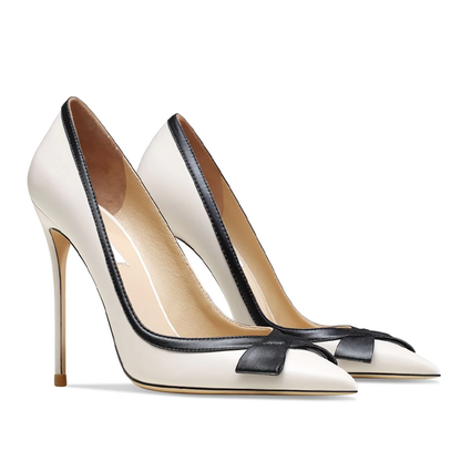 Funki Findz | Shoes | Women's Luxury Leather Bow Knot Stilettos