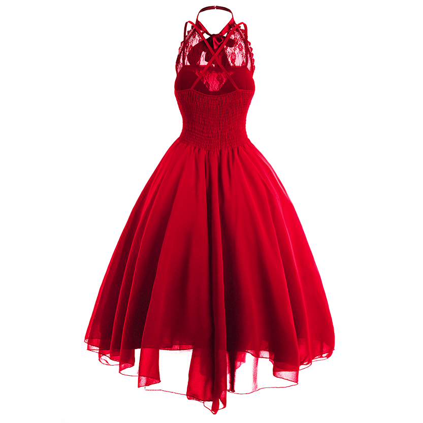 Funki Findz | Dresses | Women's Gothic Punk Lace Party Dress