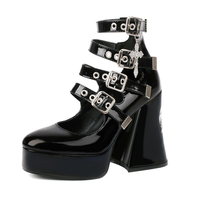 Funki Findz | Shoes | Women's Gothic Punk Mary Jane Platforms