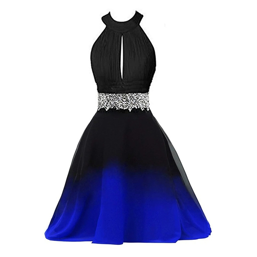 Funki Findz | Dresses | Women's Chiffon Short Cocktail Dress