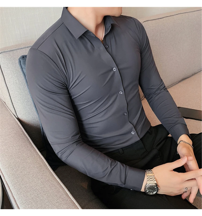 Funki Findz | Shirts | Men's Slim Fit British Style Dress Shirt 7XL