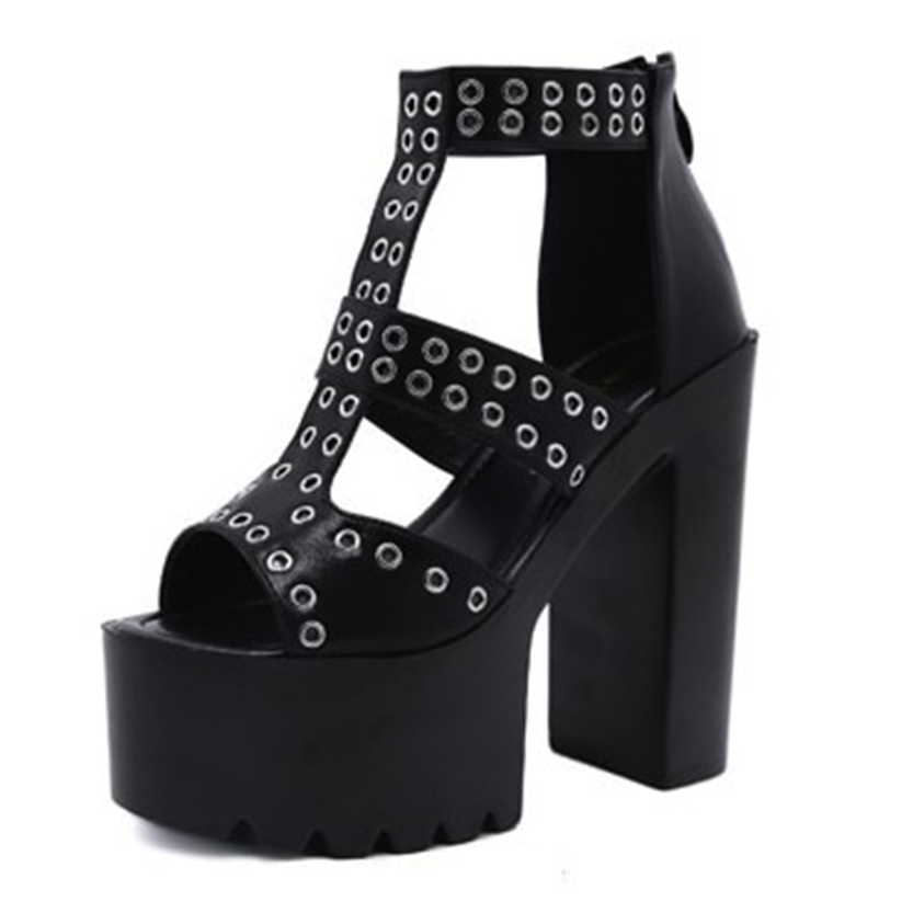 Funki Findz | Shoes | Women's Gothic Summer Platform Sandals