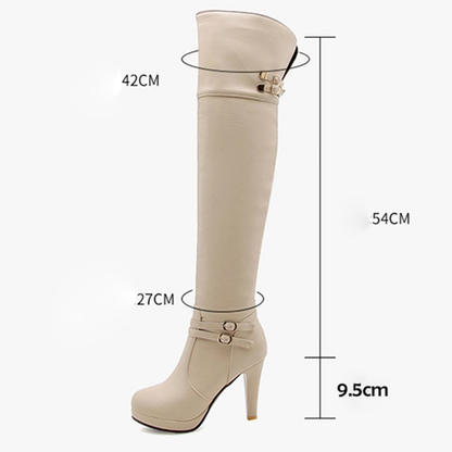 Funki Findz | Boots | Women's Thigh High Platform Stiletto Boots