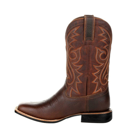 Funki Findz | Boots | Men's Mid-calf Embroidered Cowboy Boot