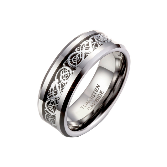 Funki Findz | Rings | Unisex Celtic Tungsten Wedding Ring