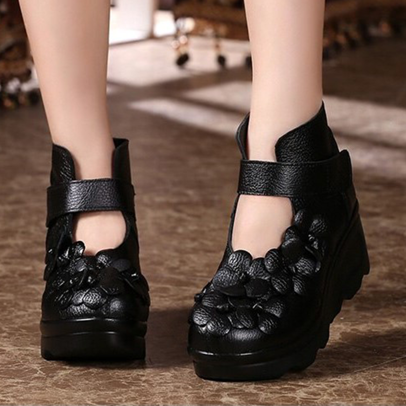 Funki Findz | Boots | Women's Gothic Designer Floral Ankle Boot