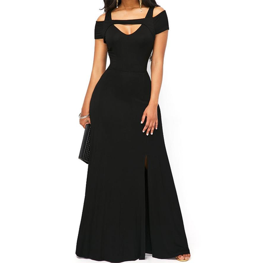 Funki Findz | Dresses | Women's Off Shoulder Long Slim Dress