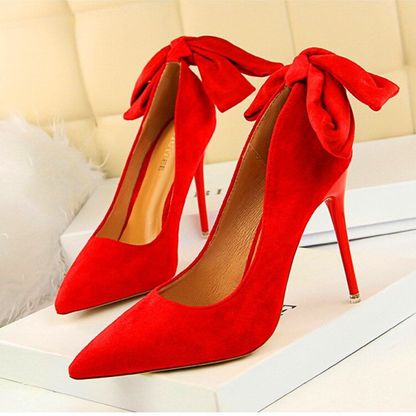 Funki Findz | Shoes | Women's Elegant Bow Tie High Heel Pump