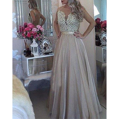 Funki Findz | Dresses | Women's Chiffon Lace Beaded Dress