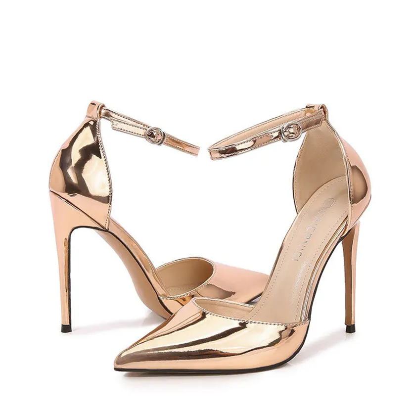 Funki Findz | Shoes | Women's Gold Silver Formal Stiletto Pumps