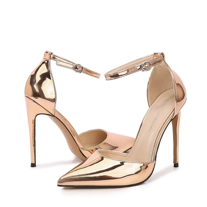 Funki Findz | Shoes | Women's Gold Silver Formal Stiletto Pumps