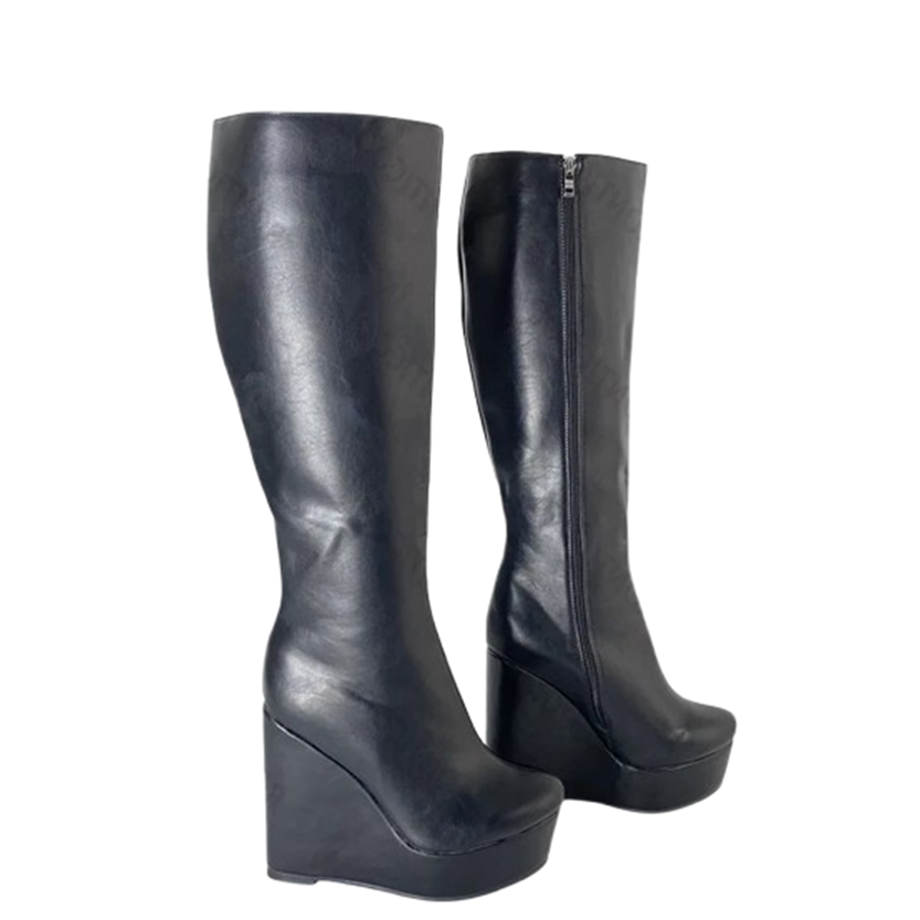 Funki Findz | Boots | Women's Super High Wedge Heeled Boots