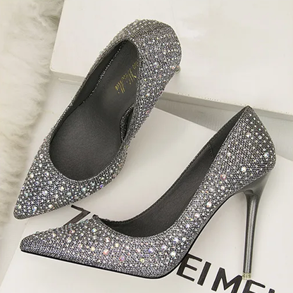 Funki Findz | Shoes | Women's Rhinestone Sparkly Prom Shoes