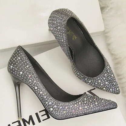 Funki Findz | Shoes | Women's Rhinestone Sparkly Prom Shoes