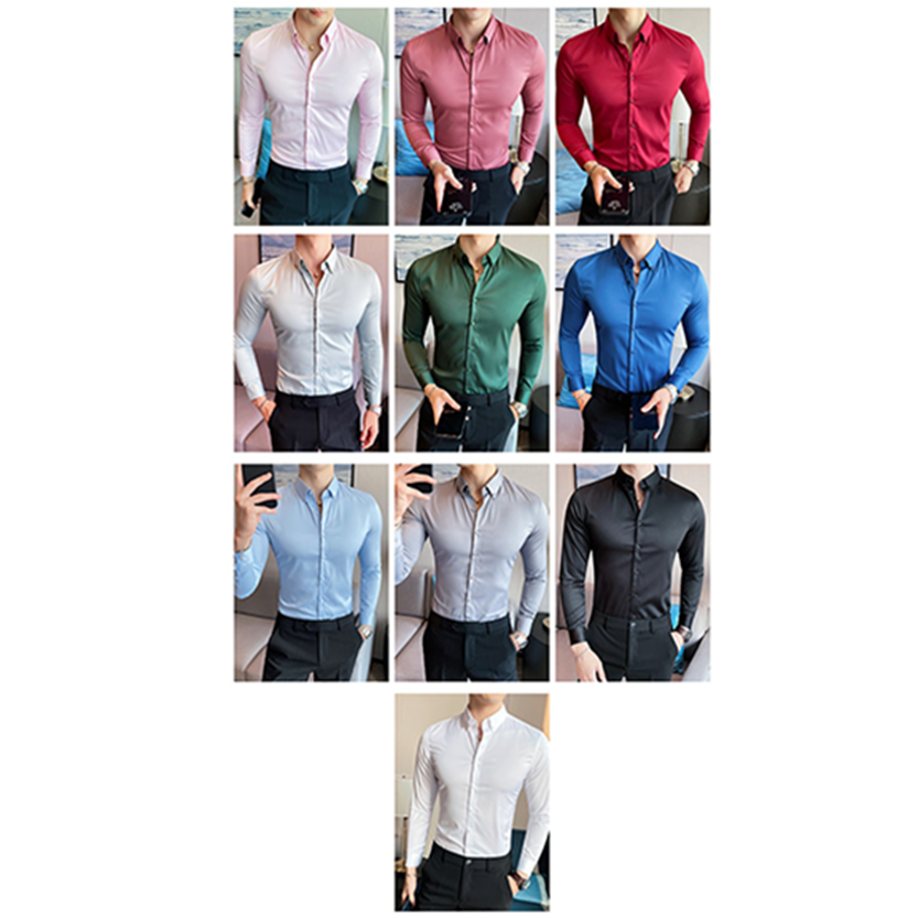 Funki Findz | Shirts | Men's Slim Fit British Style Dress Shirt 7XL