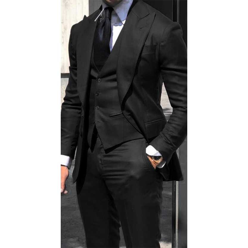 Funki Findz | Suits | Men's 3 Pcs Formal Grooms Suit | Slim Fit