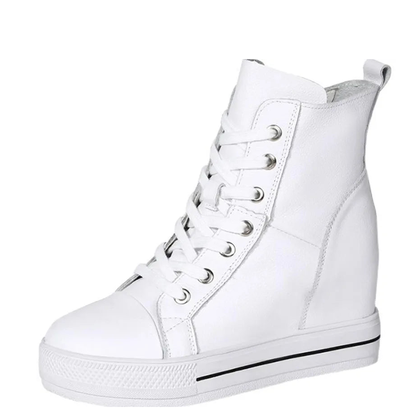 Funki Findz | Boots | Women's Canvas High Rise Ankle Sneaker