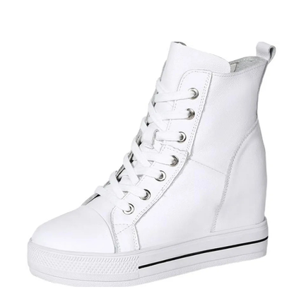 Funki Findz | Boots | Women's Canvas High Rise Ankle Sneaker