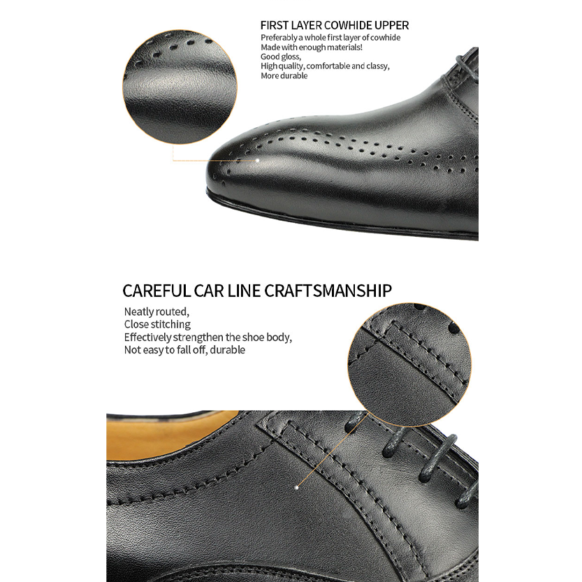 Funki Findz | Shoes | Men's Genuine Leather Brogue Shoes