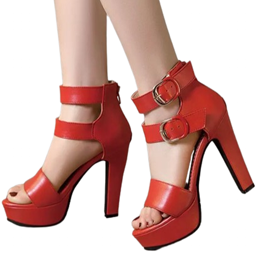 Funki Findz | Shoes | Women's High Strappy Platform Sandals