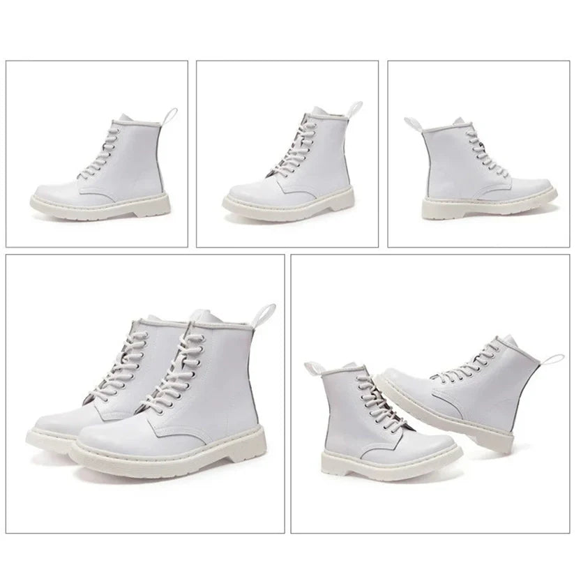 Funki Findz | Boots | Unisex Genuine Leather Lace Up Ankle Boot