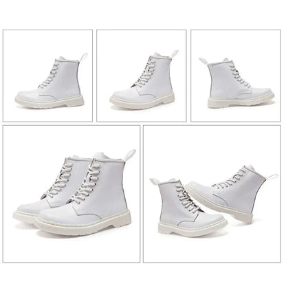 Funki Findz | Boots | Unisex Genuine Leather Lace Up Ankle Boot