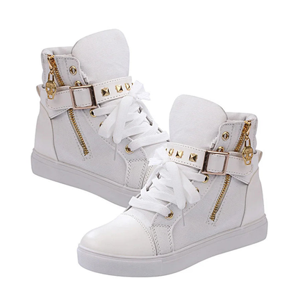 Funki Findz | Boots | Women's Zip Buckle Ankle Boot Sneakers