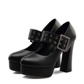 Funki Findz | Shoes | Women's Rivet Strap Platform Mary Janes