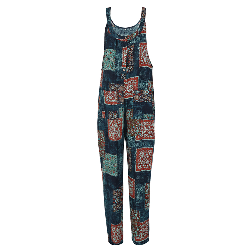 Funki Findz | Pants | Women's Boho Loose Fit Wide Leg Romper