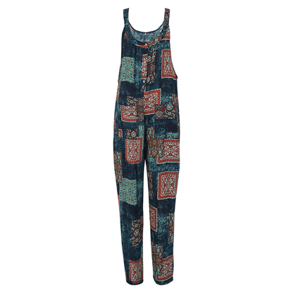 Funki Findz | Pants | Women's Boho Loose Fit Wide Leg Romper