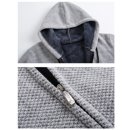 Funki Findz | Jackets | Men's Cashmere Zip Up Hooded Sweater