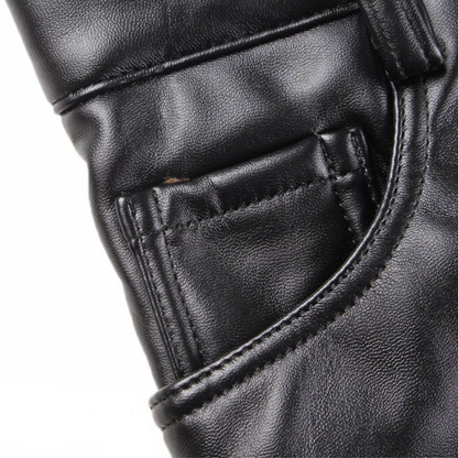 Funki Findz | Pants | Men's Faux Leather Fashion Biker Pants