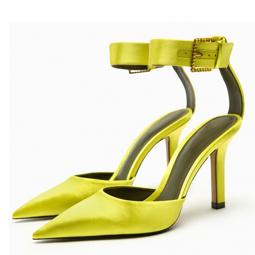 Funki Findz | Shoes | Women's Buckle Strap Pointed Toe Stilettos