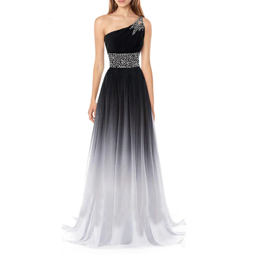Funki Findz | Dresses | Women's Long Chiffon Evening Dress