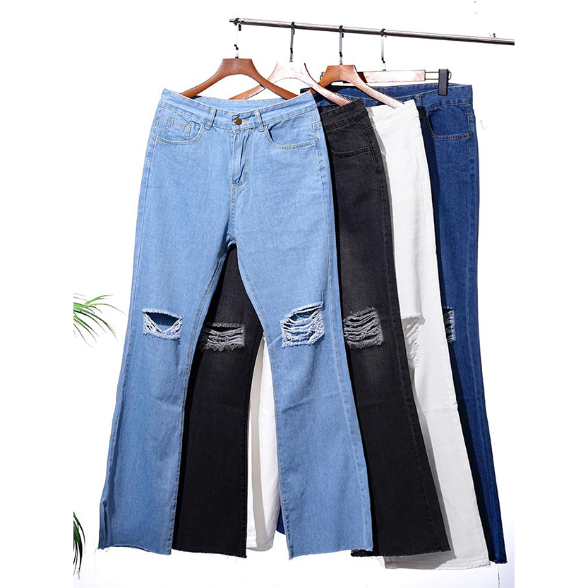 Funki Findz | Pants | Women's Vintage Ripped Bell Bottom Jeans