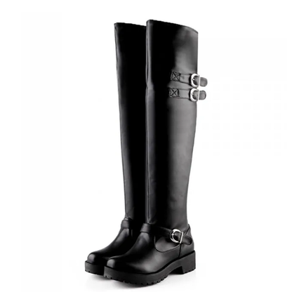 Funki Findz | Boots | Women's Winter Over Knee Flat Boots