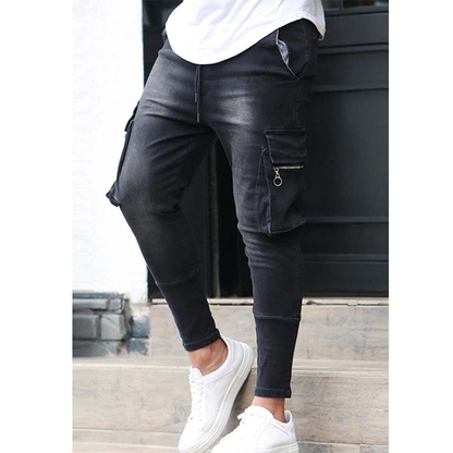 Funki Findz | Pants | Men's Stretch Slim Fit Cargo Skinny Jeans
