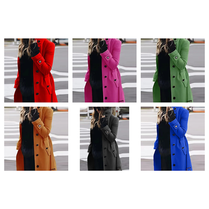 Funki Findz | Jackets | Women's Wool Blend Stand Collar Coat