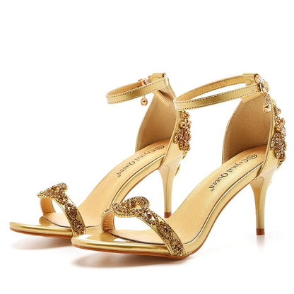 Funki Findz | Shoes | Women's Sweet Low Heel Beaded Sandals