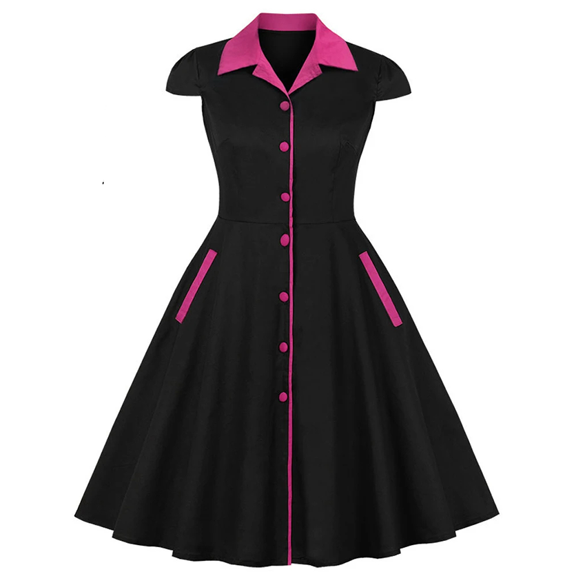 Funki Findz | Dresses | Women's Retro Rockabilly Swing Dress