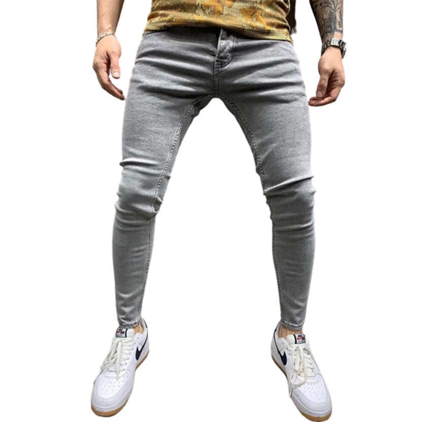 Funki Findz | Pants | Men's Skinny Slim Fit Cargo Pencil Jeans