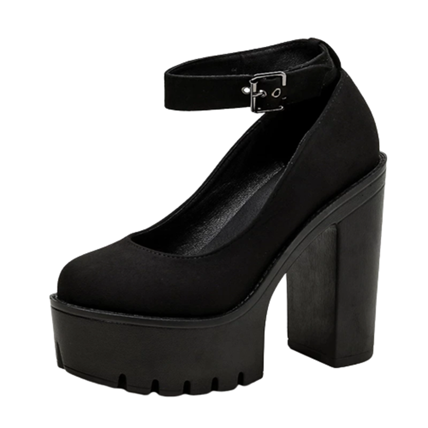 Funki Findz | Shoes | Women's High Buckle Strap Lolita Platforms